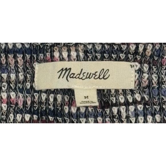 Madewell Multicolor Marled Knit Scoop Neck Sweater Size Medium - Picture 9 of 10